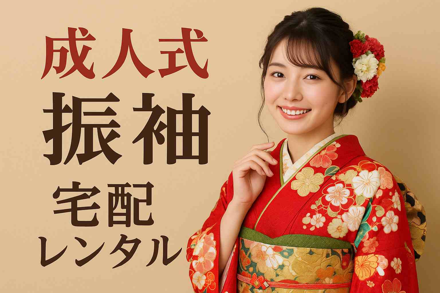 成人式　振袖宅配レンタル