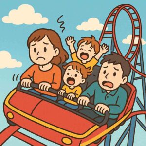 育児はジェットコースター