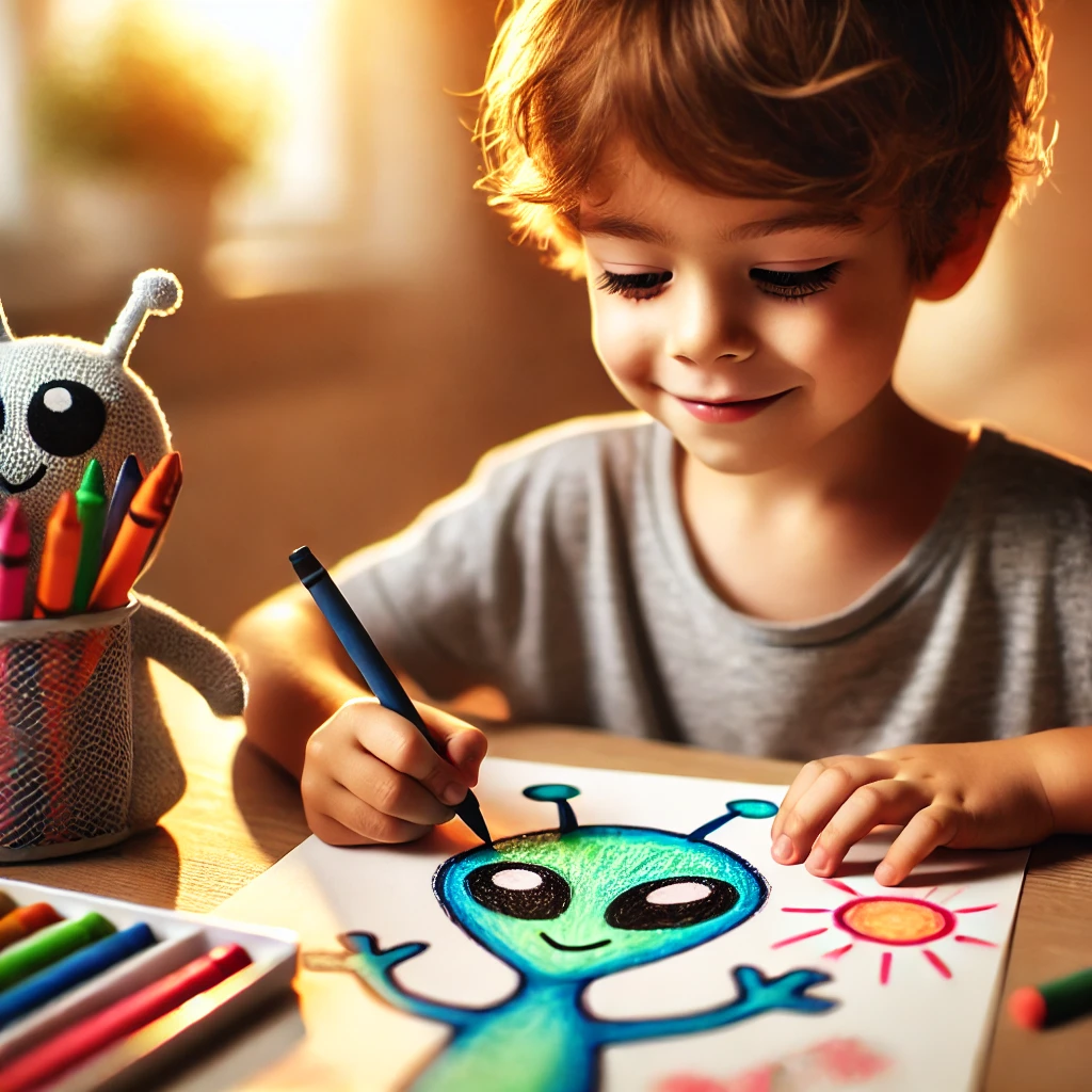 子どもの想像力はこう伸ばす！宇宙人や怪獣を描く心理と親のサポート法