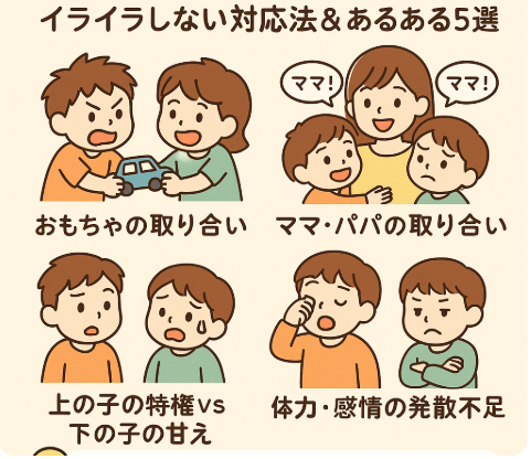 兄弟げんか イライラしない対応