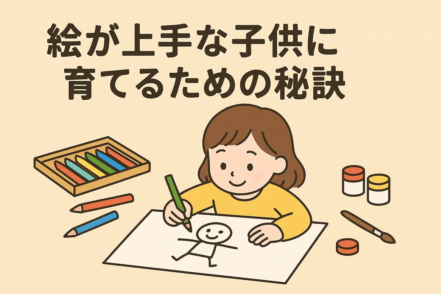 絵が上手な子に育てる