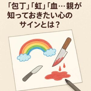 子どもが怖い絵を描いたときに親が知っておきたい心のサイン