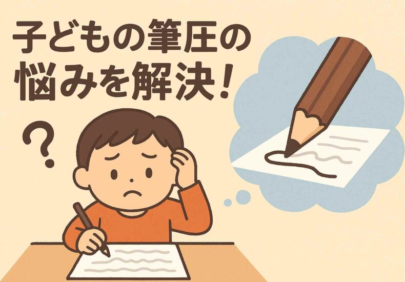 子どもの筆圧