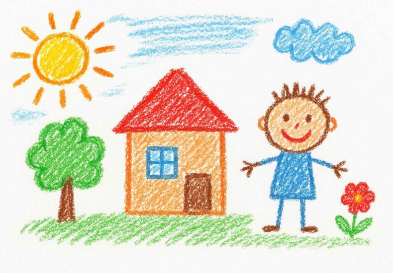 子どもの絵のモチーフや描き方