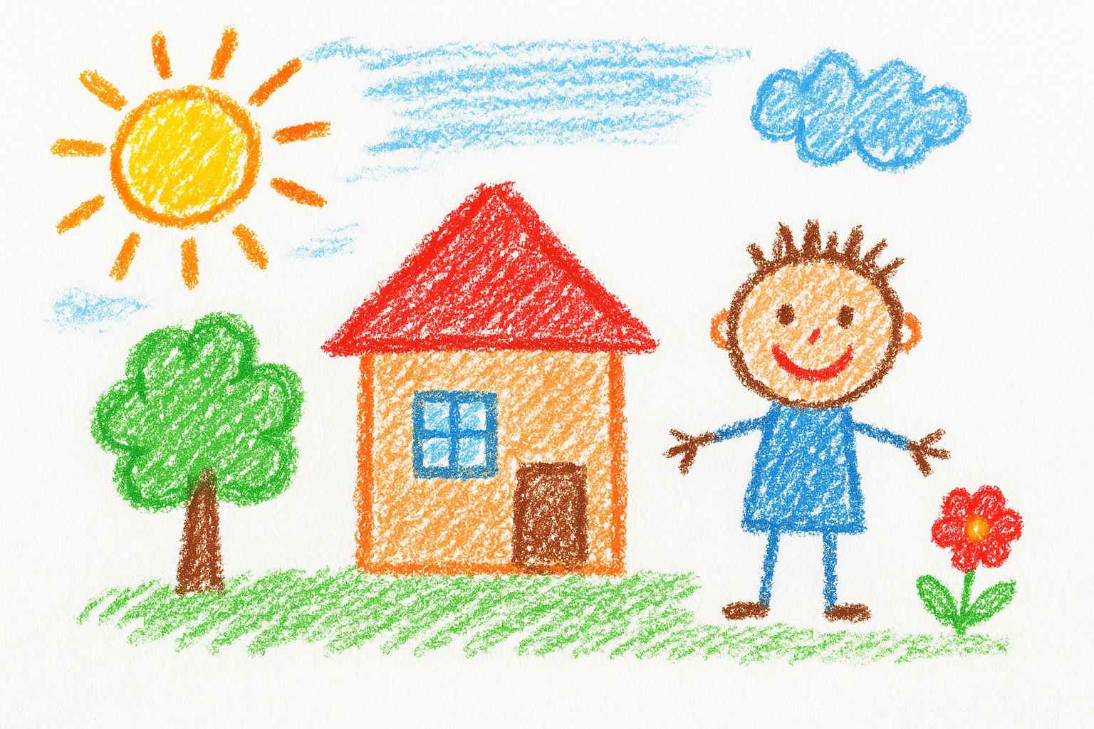 子どもの絵のモチーフや描き方