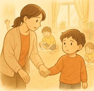 慎重なタイプの子ども