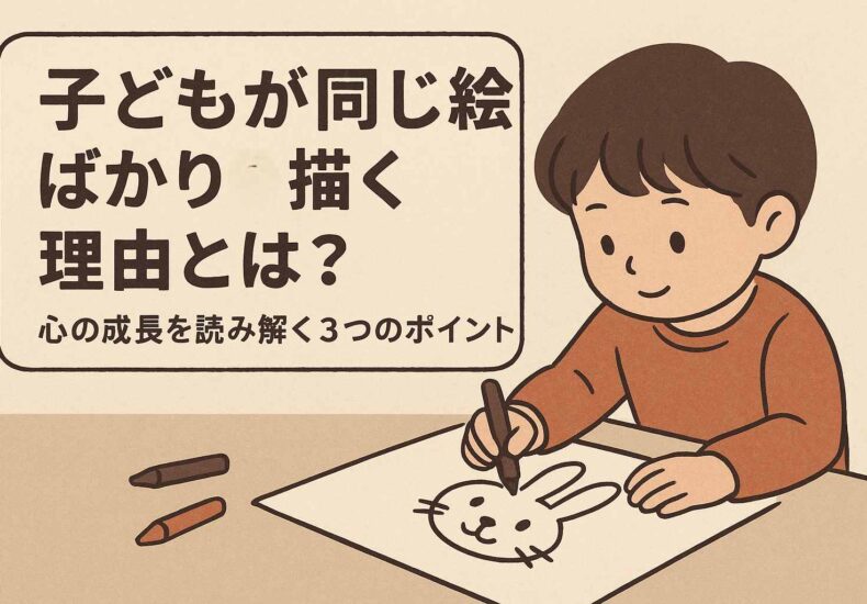 子どもが同じ絵ばかり描く理由