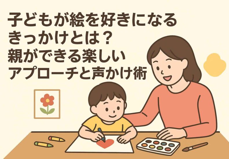 子どもが絵を好きになるきっかけづくり