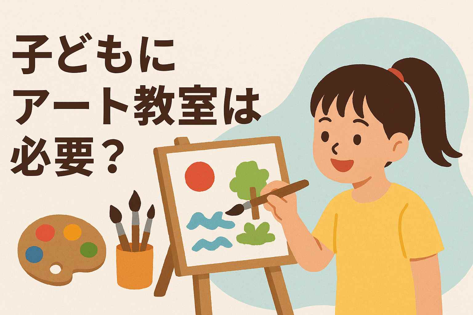 子どもにアート教室は必要？