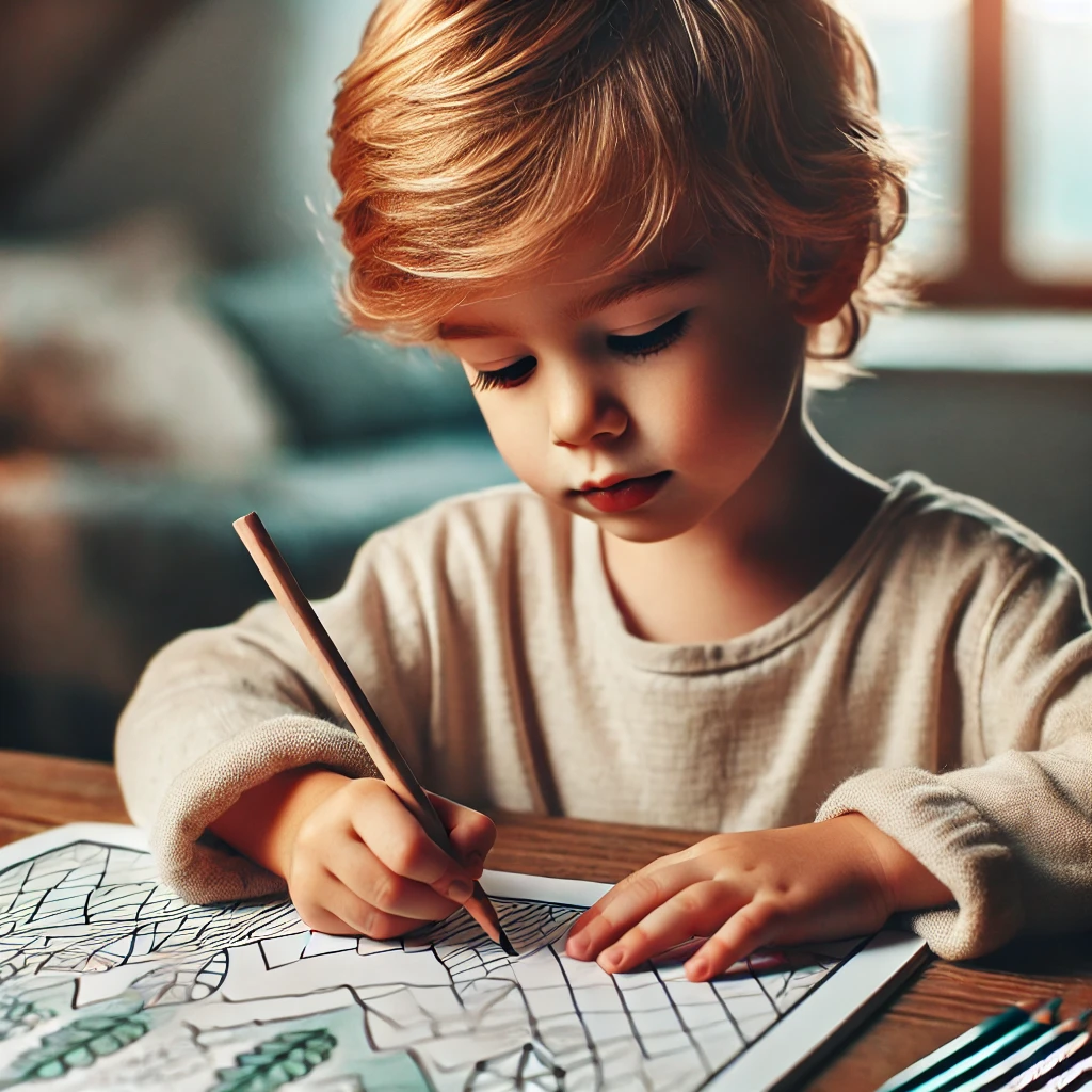 子どもの塗り絵、はみ出しちゃうのはダメ？自由な表現の大切さ