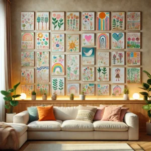 子どもの絵をもっと楽しむためのアートパネルの作り方