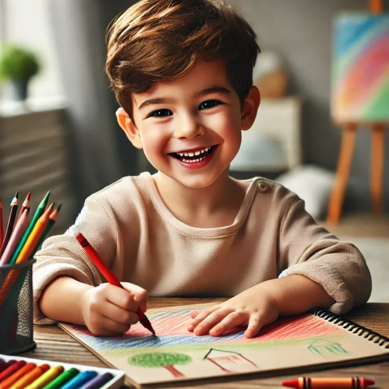 左利きの子は絵が上手