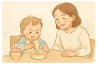 【元教諭が解説】「自分で食べたい！」は成長のチャンス！子どもの心理と親のサポート術