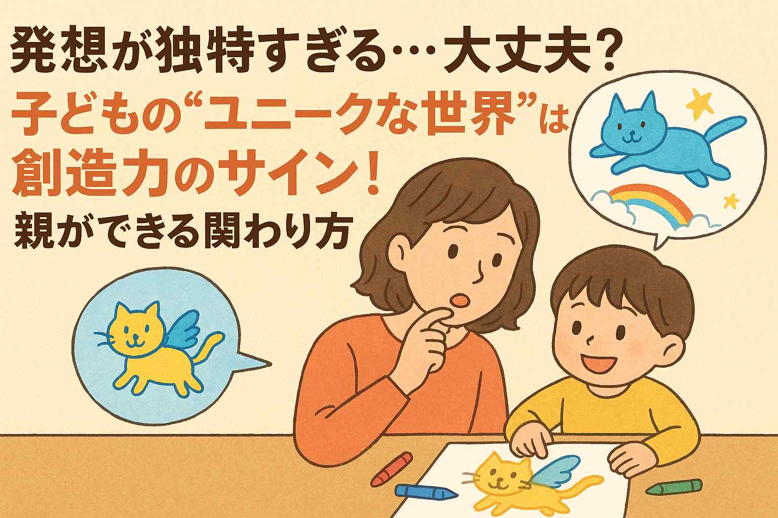 発想が独特な子ども