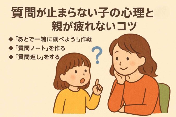 質問が止まらない子の心理と対応|親が疲れないコツ
