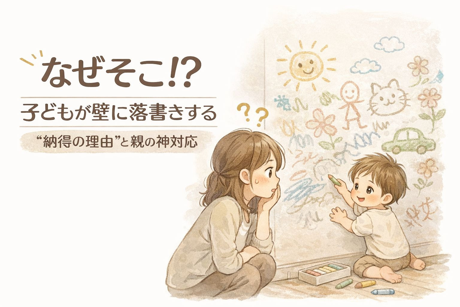 なぜ壁に落書きをするの？