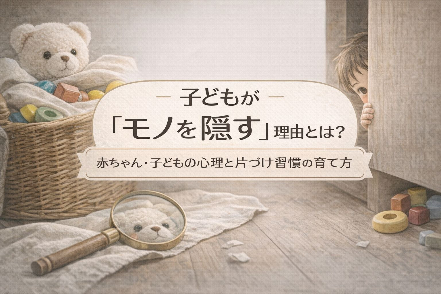 子どもがものを隠す理由