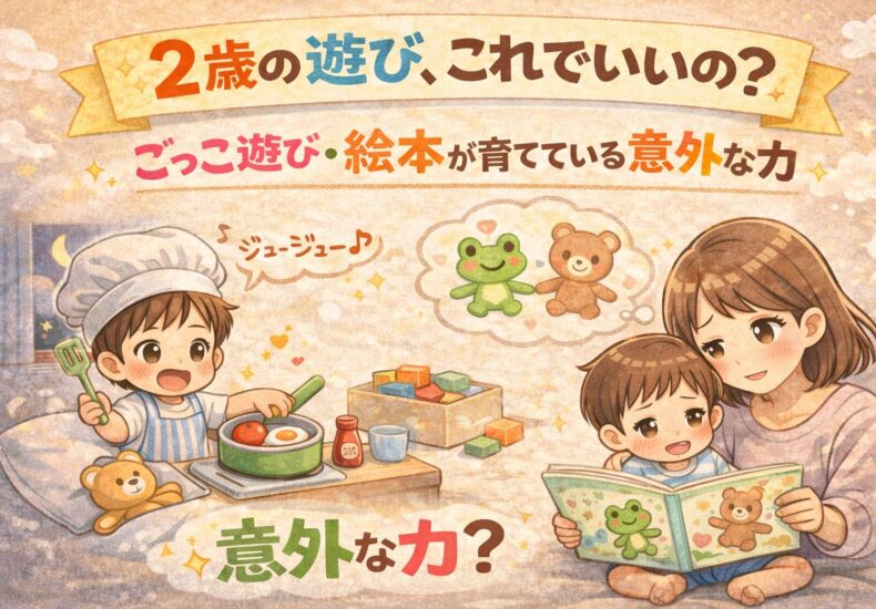 ２歳のごっこ遊び
