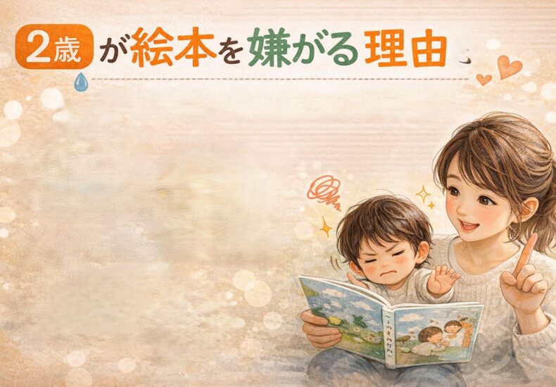２歳が絵本を嫌がる理由