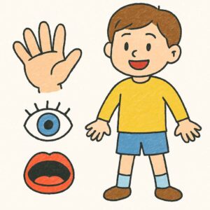 子どもの絵の例