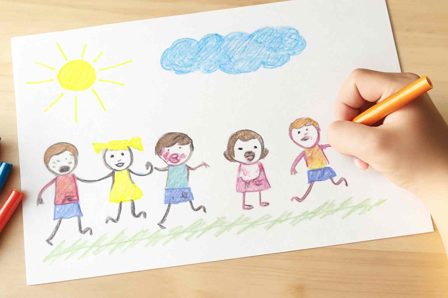 絵に出る性格と友達関係のヒント｜お絵かきでわかる子どもの心理