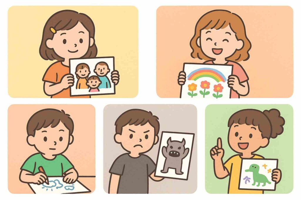子どもの絵 性格タイプ