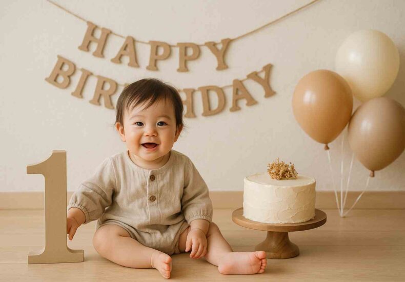 １歳誕生日撮影