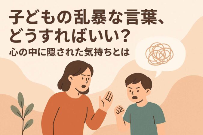 子どもの乱暴な言葉が気になるとき