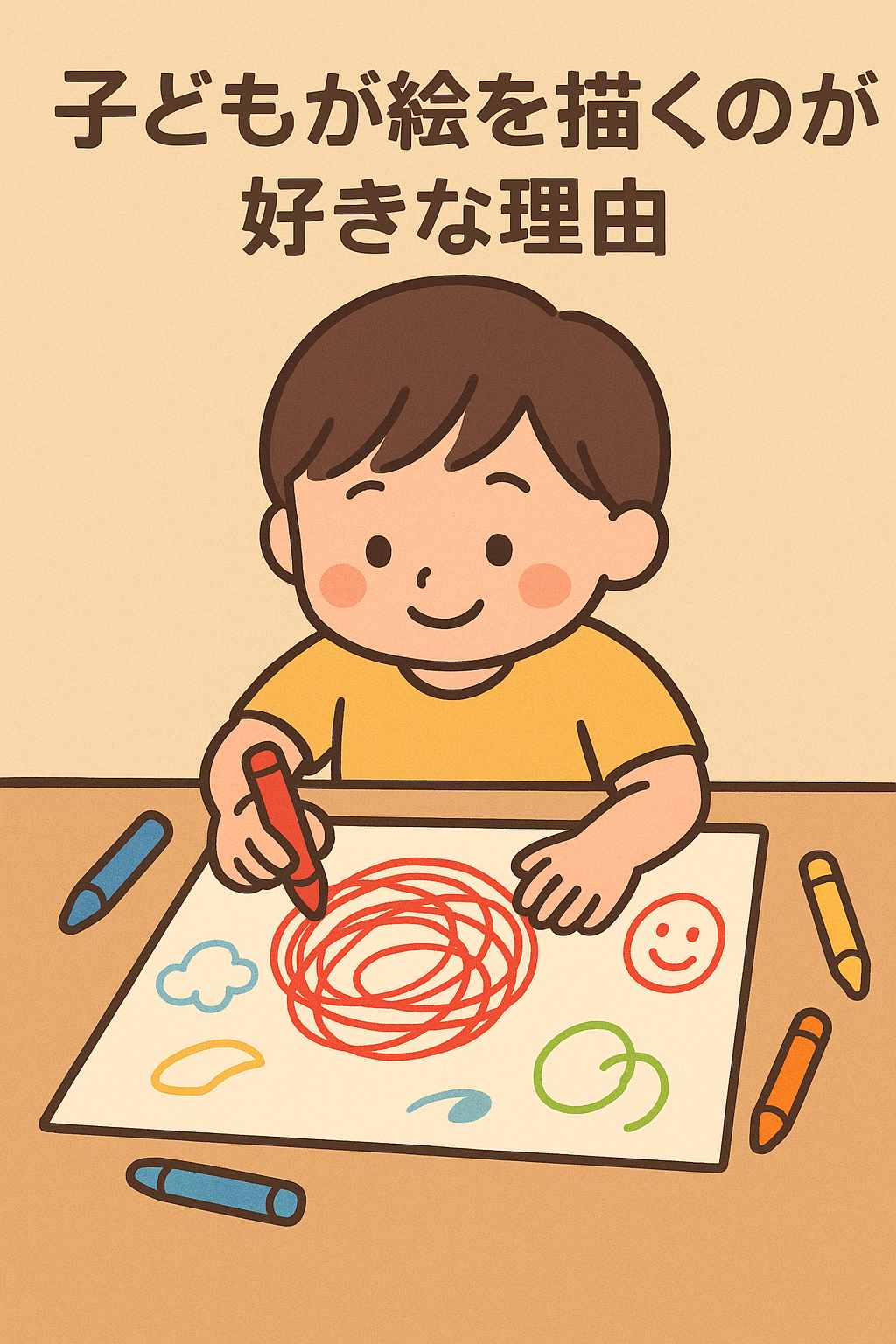 絵を描くのが好きな子ども