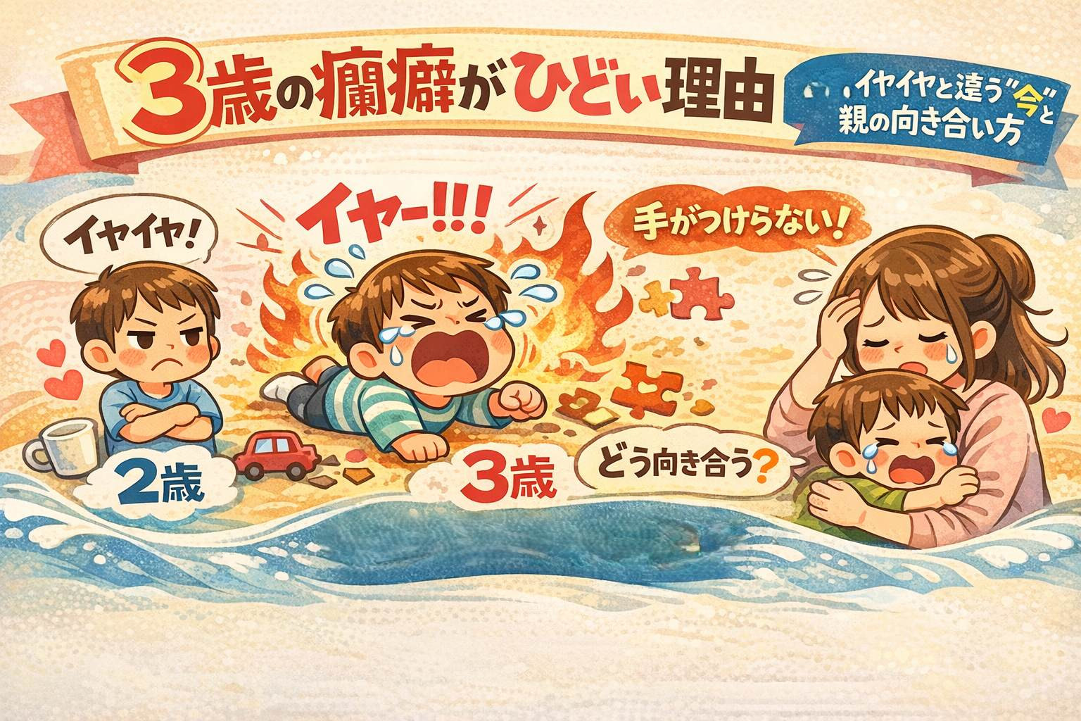 ３歳の癇癪がひどい理由