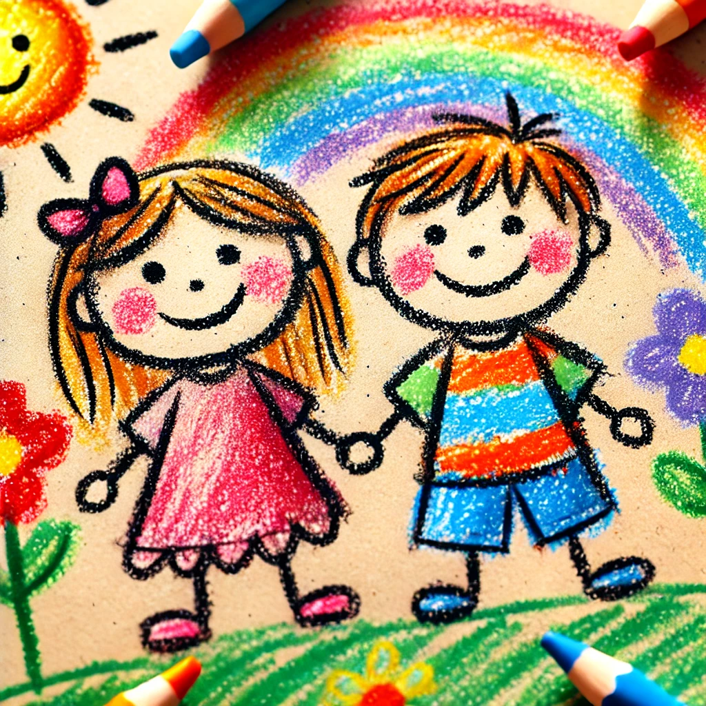 お絵かきで友達をすごく小さく描くのはどんな気持ち？