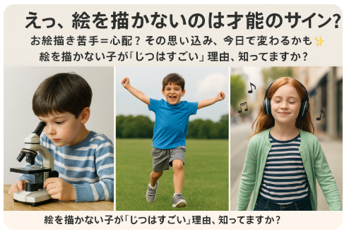 絵を描かない子 才能