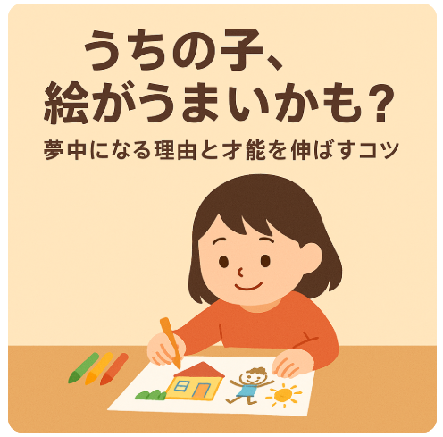 お子さんの絵の才能を伸ばす方法
