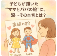 ママの絵、パパの絵