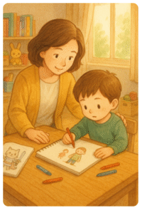 友達を小さく描く心理
