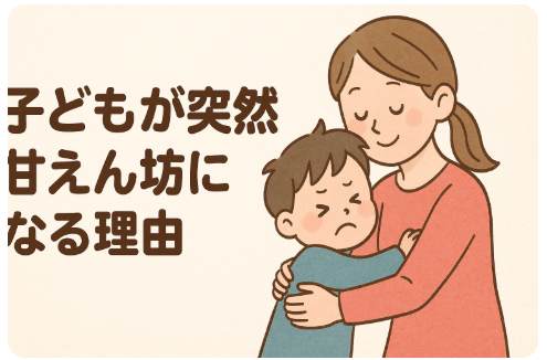 子どもが突然甘えん坊になる理由