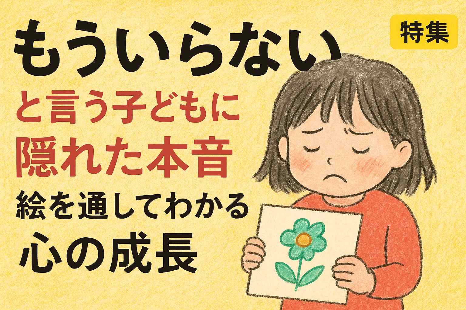 子どもの絵を「捨てていいよ」と言われたとき親が考えたいこと