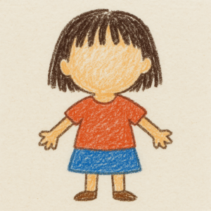 子どものお絵描きで目を描かない心理