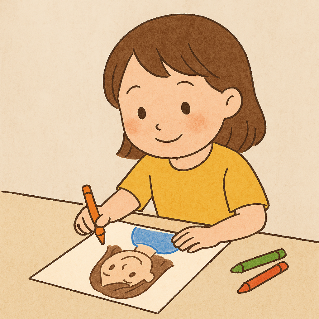 お絵かき✏️3歳なのに顔しか描かないのはなぜ？