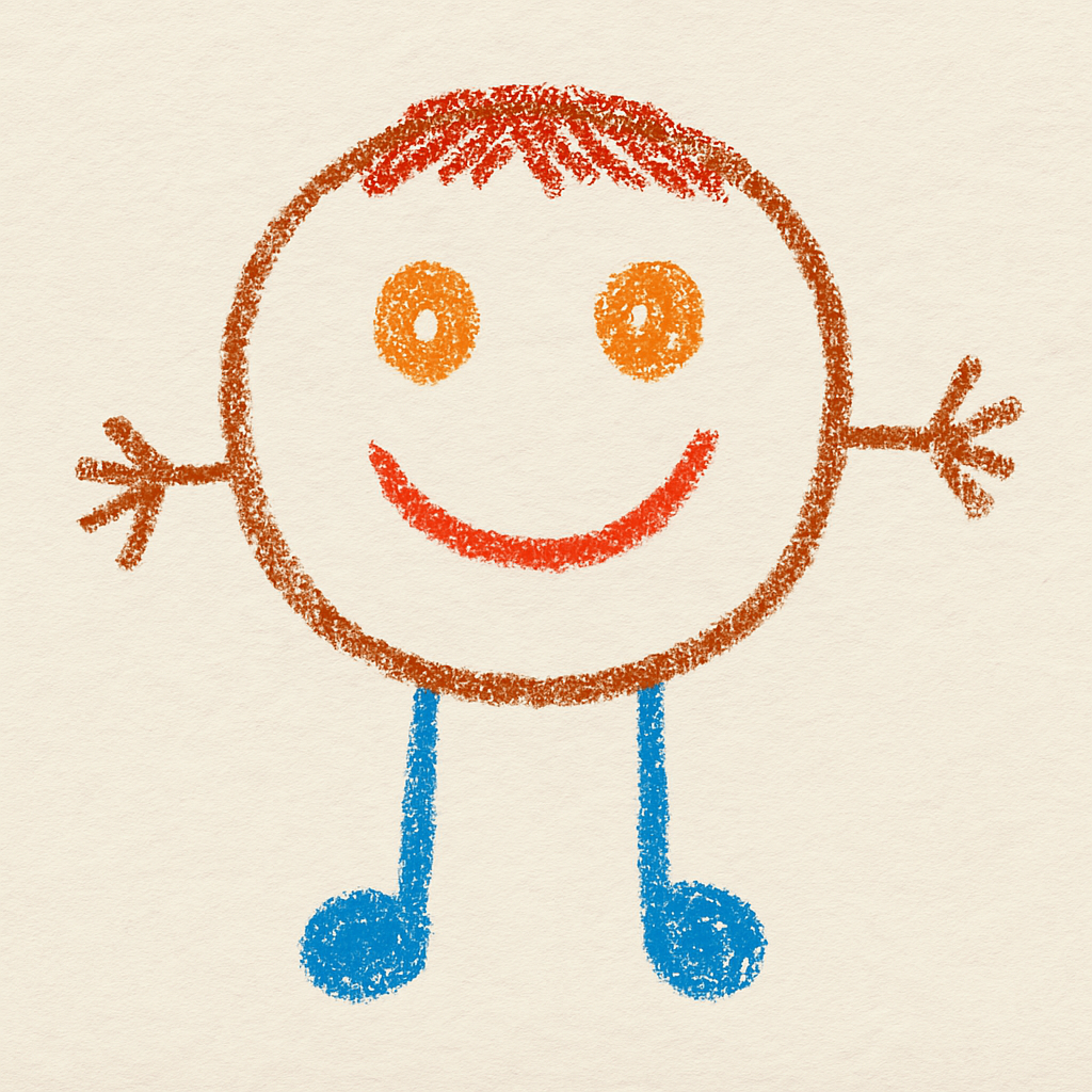 3歳 絵 顔しか描かない
