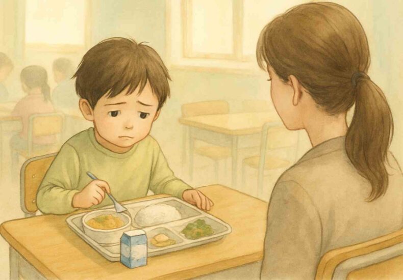 給食が食べられない子