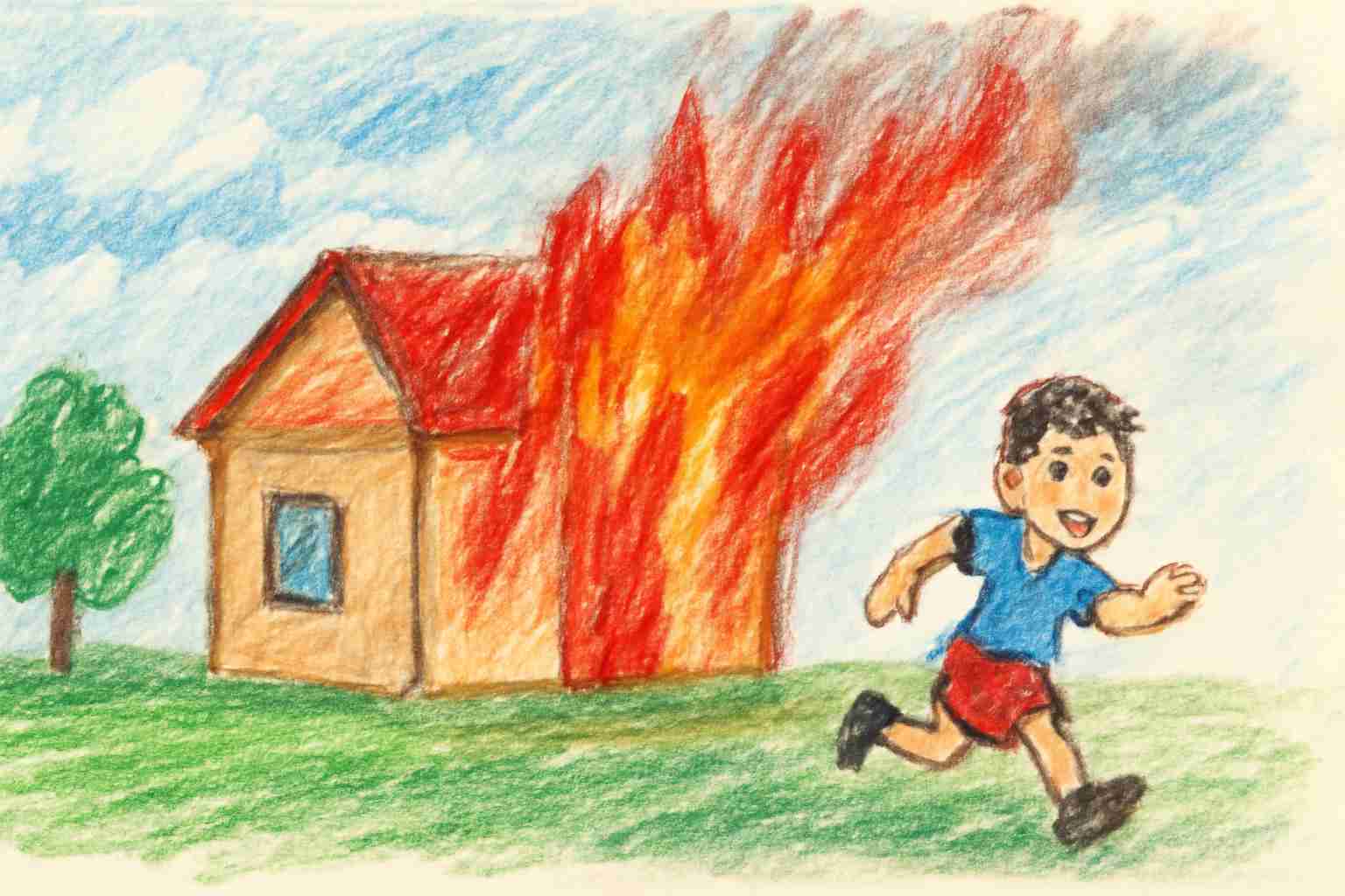 火事や包丁を描く子ども…実は心のメッセージだった？その意味と受け止め方