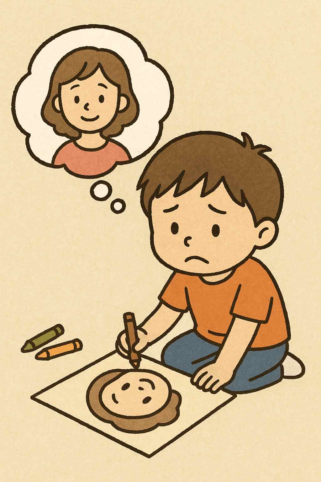 「ママばかり描く子ども」の心理とは？愛着と不安の境界線