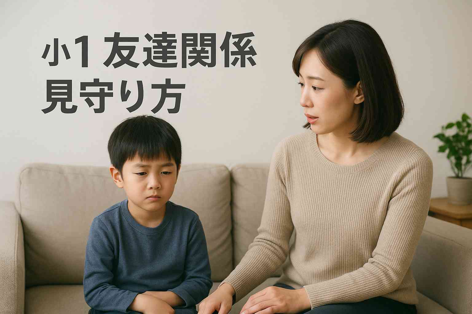小1の人間関係で悩むお子さんへ！親ができる見守り方と心のサポート