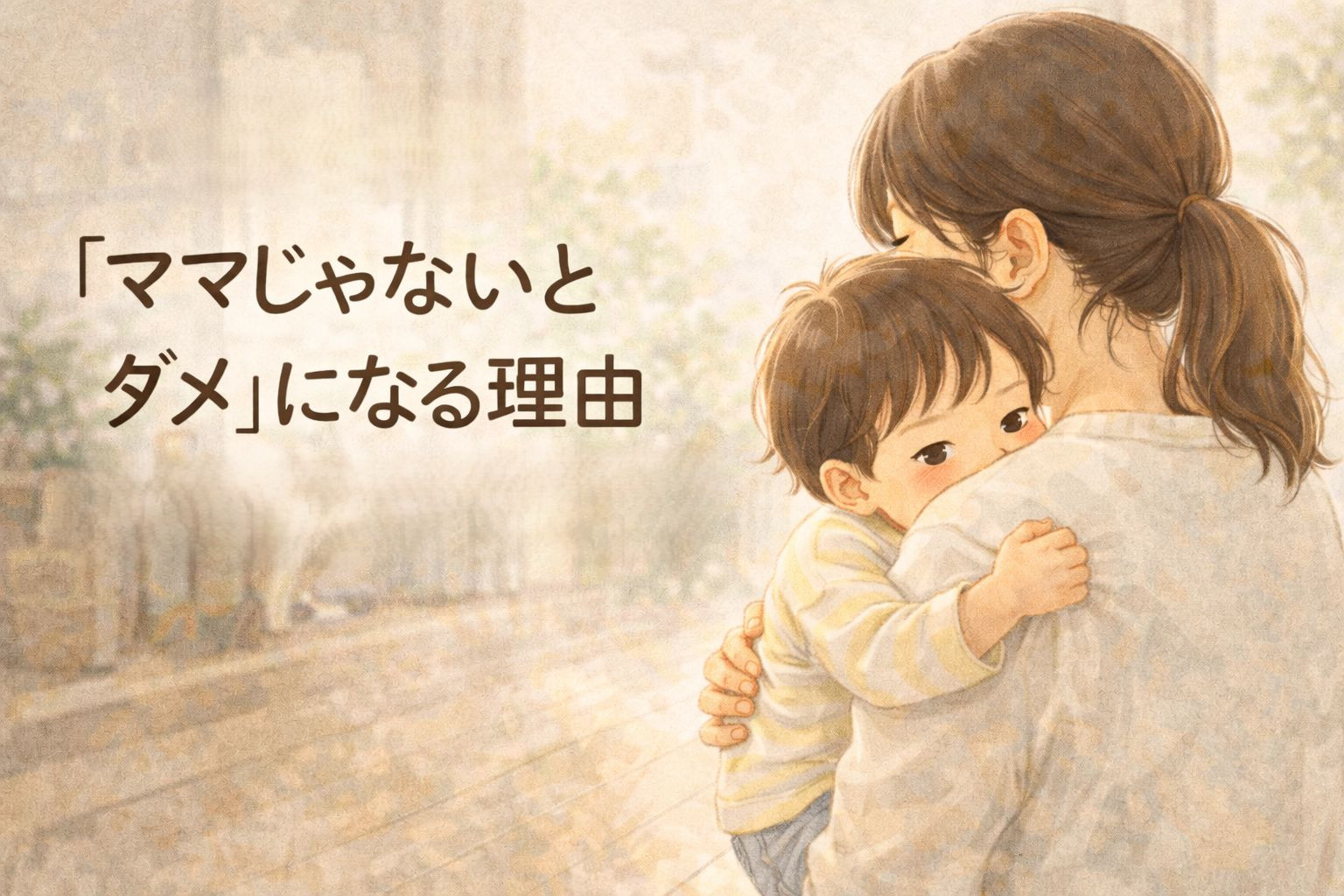 ママじゃないとダメになる理由