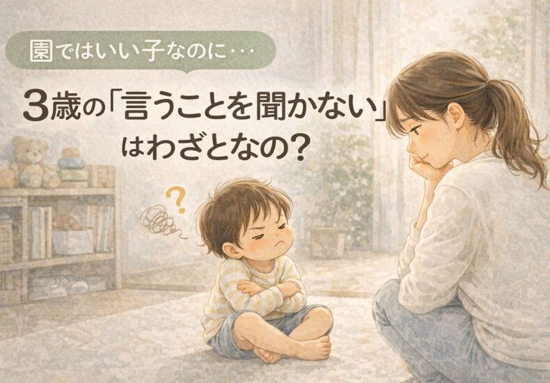 3歳がいうことを聞かない