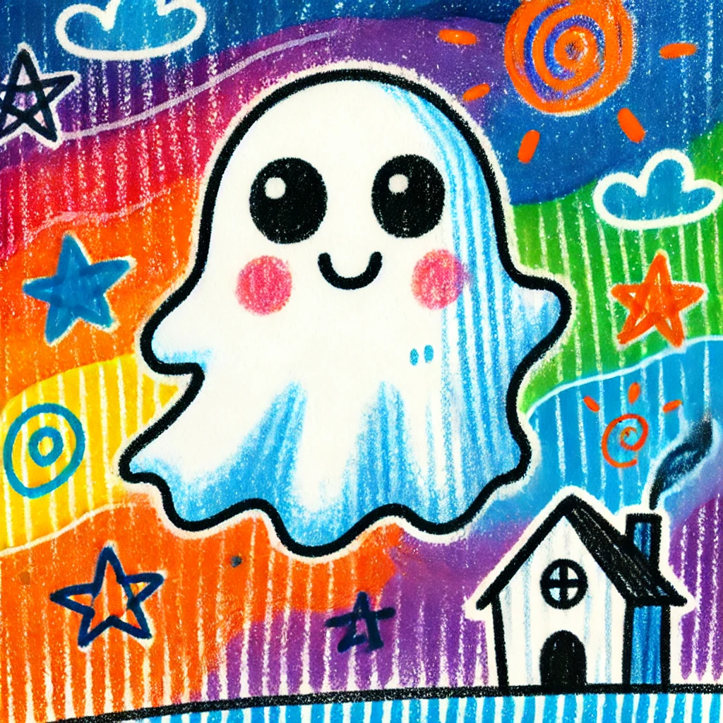 子どもが描いたおばけの絵