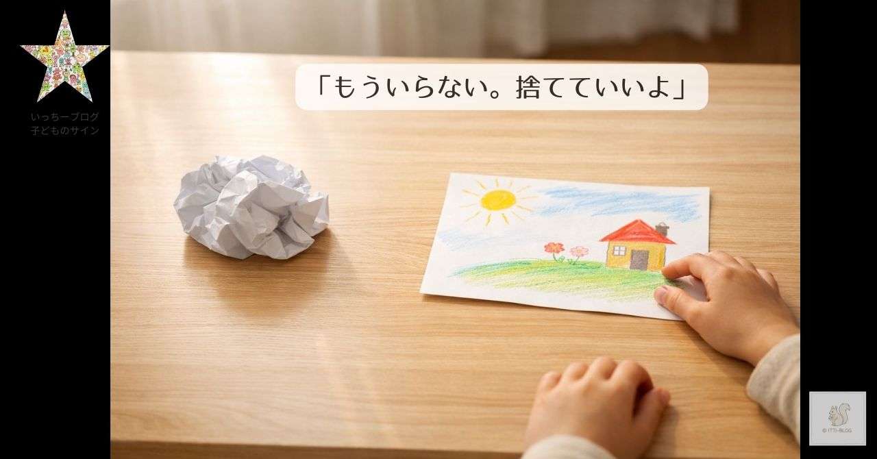 子どもが「もういらない」と言うとき｜作品を手放す気持ちの奥にあるもの