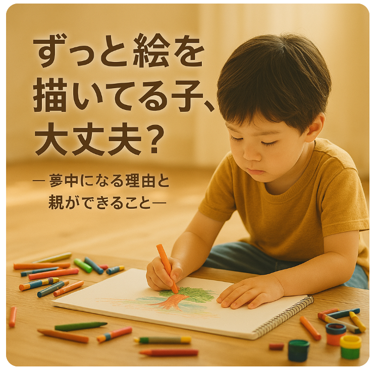 ずっと絵を描いている子どもって大丈夫？