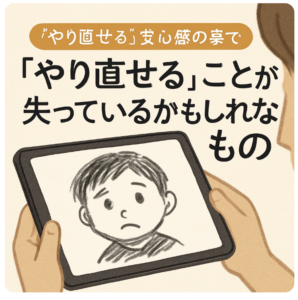 子ども やり直し デジタル